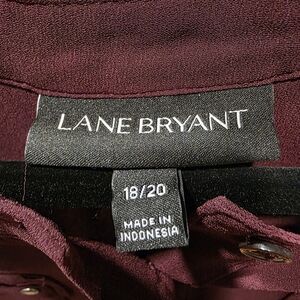 Lane Bryant Burgundy Blouse